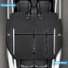 image10Pcs Floor Mats for Tesla Model X 7 Seater 2024 2023 2022 Full Sets All Weather Floor Mat for Tesla Model X Accessories 2024 2023 2022 Rear Back Seat Cover Protector Front Rear Trunk