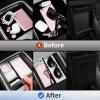 image2025 Upgrade Center Console Organizer Tray for Tesla Model Y Accessories 20242020For Tesla Model 3 Accessories 20232021 Slide SmoothlyUS Patent Cup Holder Matte BlackWhite