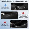 image2025 Upgrade Center Console Organizer Tray for Tesla Model Y Accessories 20242020For Tesla Model 3 Accessories 20232021 Slide SmoothlyUS Patent Cup Holder Matte BlackBlack
