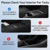 image2025 Upgrade Center Console Organizer Tray for Tesla Model Y Accessories 20242020For Tesla Model 3 Accessories 20232021 Slide SmoothlyUS Patent Cup Holder Matte BlackWhite