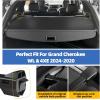 imageCargo Cover for Jeep Grand Cherokee2 Row WL 4XE 2024 2023 2022 Retractable Trunk Security Cover Anti Theft Shield Shade for Jeep Grand Cherokee Accessories 2024 2023 2022