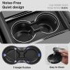imageCenter Console Organizer Tray for Tesla Model Y Juniper Accessories 2025 2026For Tesla Model 3 Highland Accessories 2024 2025 2026 Slide SmoothlyUS Patent Cup Holder Matte BlackBlack