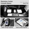 imageCenter Console Organizer Tray for Tesla Model Y Juniper Accessories 2025 2026For Tesla Model 3 Highland Accessories 2024 2025 2026 Slide SmoothlyUS Patent Cup Holder Matte BlackWhite