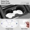 imageCenter Console Organizer Tray for Tesla Model Y Juniper Accessories 2025 2026For Tesla Model 3 Highland Accessories 2024 2025 2026 Slide SmoothlyUS Patent Cup Holder Matte BlackWhite
