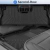 imageFloor Mats for ChevroletChevy Trax Buick Envista 2024 2025 Full Set All Weather Floor Mats for ChevroletChevy Trax Buick Envista Accessories 2024 2025 TPE Back Seat Cover Trunk Mat 