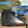 imageFloor Mats for Ford Bronco 4 Door 2025 20242021 Full Sets All Weather Floor Mat for Ford Bronco Accessories 2025 20242021 Rear Back Seat Cover Protector Trunk Frunk Cargo Liner BlackBlack