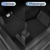 imageFloor Mats for Tesla Model X 5 Seater 2025 2024 2023 2022 All Weather Model X Floor Mats for Tesla Model X Accessories 2025 2024 2023 2022 TPE Back Seat Cover Protector Trunk Frunk Mat BlackBlack