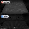 imageFloor Mats for Tesla Model Y 7 Seater 2025 20242020 Full Sets All Weather Floor Mat for Tesla Model Y Accessories 2025 20242020 TPE Back Seat Cover Protector Trunk Frunk Mat
