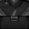 imageFloor Mats for Tesla Model Y Juniper 2025 2026 5Seat with Bumper Guard All Weather Floor Mats for Tesla Model Y Juniper Accessories 2025 2026 TPE Trunk Mat with Backrest Mat BlackBlack
