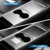 imageReal Carbon Fiber Spoiler for Tesla Model 3 1Pc Real Carbon Fiber Center Console WrapSet of 2 for Tesla Model 3 Accessories 20232017 Matte Black