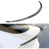image2024 Newest Real Carbon Fiber Spoiler for Tesla Model Y 20242020 Sporty Rear Trunk Lip for Tesla Model Y Accessories 20242020 Glossy Black