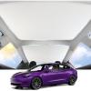 image2024 Newest Sunshade Roof for Tesla Model 3 20232021 NoSag Design Roof Sun Shade for Tesla Model 3 Accessories 20232021 White