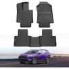 image3Pcs Floor Mats for Toyota RAV4 20242019 Include Hybrid Full Sets All Weather Floor Mat for Toyota RAV4 Accessories 20242019