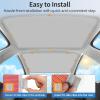 image2025 Upgrade Sunshade Roof for Tesla Model 3 Highland 2024 2025 NoGapSagFree Heat Insulation Glass Roof Sunshade Sunroof for Tesla Model 3 Accessories 2025 2024 Red