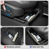 image10PCS Center Console Organizer for Tesla New Model Y Juniper Premium amp Performance Under Seat Storage Armrest Cover Hidden Storage Charger Pad for Tesla Model Y Accessories 2025 2026 BlackBlack