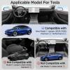 image10PCS Center Console Organizer for Tesla New Model Y Juniper Premium amp Performance Under Seat Storage Armrest Cover Hidden Storage Charger Pad for Tesla Model Y Accessories 2025 2026 BlackBlack