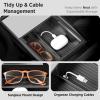 image10PCS Center Console Organizer for Tesla New Model Y Juniper Premium amp Performance Under Seat Storage Armrest Cover Hidden Storage Charger Pad for Tesla Model Y Accessories 2025 2026 BlackBlack