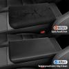 image2026 Upgrade Center Console Cover for Tesla Model Y Juniper Accessories 2025 2026For Tesla Model 3 Highland Accessories 2024 2025 2026 NonSlip Armrest Cover TPE Armrest Protector BlackBlack
