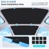 image2026 Upgrade Sunshade Roof For Tesla Model 3 Highland 20222026 NoGapSagFree Heat Insulation Glass Roof Sunshade Sunroof for Tesla Model 3 Accessories 2026 2025 2024 202 2022 BeigeBlack