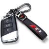 imageMIGUOER Genuine Leather Key Chain Suit for Z71 Chevy Colorado Silverado Car Key Chain Ring Accessories Family Present for Men and Woean KeyringBlack Black71 MK01