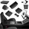 image10PCS Center Console Organizer for Tesla New Model Y Juniper Premium amp Performance Under Seat Storage Armrest Cover Hidden Storage Charger Pad for Tesla Model Y Accessories 2025 2026 BlackBlack