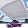 image2026 Upgrade Sunshade Roof for Tesla Model 3 Highland 20222026 NoGapSagFree Heat Insulation Glass Roof Sunshade Sunroof for Tesla Model 3 Accessories 2026 2025 2024 202 2022 BlackBeige