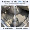 imageFloor Mats for Toyota RAV4 2026 Hybrid Full Set All Weather Floor Mats for Toyota RAV4 Accessories 2026 TPE Back Seat Cover Protector Trunk Frunk MatNot for Limited with Subwoofer and PHEV2026