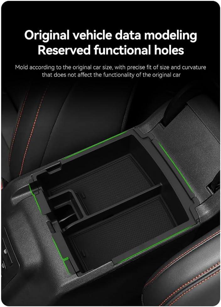 imageCenter Console Organizer for Ford Bronco 2025 2026 4Door Automatic Transmission for Ford Bronco Accessories 2025 2026NOT for 2Dooramp Manual ampSports