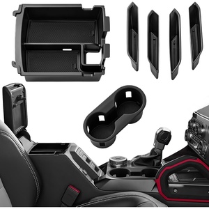 image:image6PCS Center Console Organizer for Ford Bronco 2025 2026 4Door Automatic Transmission Door Handle Storage Cup Holder for Ford Bronco Accessories 2025 2026NOT for 2Dooramp Manual ampSports