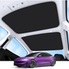 image:image2026 Upgrade Sunshade Roof For Tesla Model Y Juniper 2025 2026 NoGapSagFree Heat Insulation Glass Roof Sunshade Sunroof for Tesla Model Y Accessories 2026 2025 GrayBlack