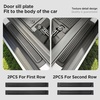 image:image2027 for Kia Telluride Floor Mats Only Hybrid 7Seat All Weather TPE Cargo Mat with Backrest Mat for Kia Telluride Accessories 2027 EXSXXLine SXSX PrestigeXLine SX Prestige Black Black