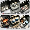 image:image3PCS Center Console Organizer for Toyota Sienna 20212026  Armrest Divider Cup Holder for Toyota Sienna Accessories 20262021Black