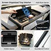 image:imageDashboard Storage Organizer for Ford Maverick 2025 2026  Only for 132 inch Screen Center Console Dash Tray with with Magnetic Lid for Ford Maverick Accessories 2025 2026