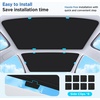 image:image2026 Upgrade Sunshade Roof For Tesla Model Y Accessories 20242020  NoGapSagFree Heat Insulation Glass Roof Sunshade Sunroof for Tesla Model Y 2024 2023 2022 2021 2020 GrayBlack