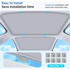 image:image2026 Upgrade Sunshade Roof For Tesla Model Y Accessories 20242020  NoGapSagFree Heat Insulation Glass Roof Sunshade Sunroof for Tesla Model Y 2024 2023 2022 2021 2020 GrayBeige