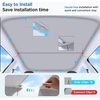 image:image2026 Upgrade Sunshade Roof for Tesla Model 3 Accessories 20262022  NoGapSagFree Heat Insulation Glass Roof Sunshade Sunroof for Tesla Model 3 Highland 2026 2025 2024 202 2022 BlackBeige