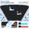 image:image2026 Upgrade Sunshade Roof for Tesla Model 3 Accessories 20262022  NoGapSagFree Heat Insulation Glass Roof Sunshade Sunroof for Tesla Model 3 Highland 2026 2025 2024 202 2022 BlackBlack