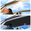 image:image2026 Upgrade Sunshade Roof for Tesla Model 3 Accessories 20262022  NoGapSagFree Heat Insulation Glass Roof Sunshade Sunroof for Tesla Model 3 Highland 2026 2025 2024 202 2022 BlackBlack