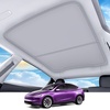 image:image2026 Upgrade Sunshade Roof for Tesla Model 3 Accessories 20262022  NoGapSagFree Heat Insulation Glass Roof Sunshade Sunroof for Tesla Model 3 Highland 2026 2025 2024 202 2022 BlackBeige