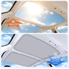 image:image2026 Upgrade Sunshade Roof for Tesla Model 3 Accessories 20262022  NoGapSagFree Heat Insulation Glass Roof Sunshade Sunroof for Tesla Model 3 Highland 2026 2025 2024 202 2022 BlackGray